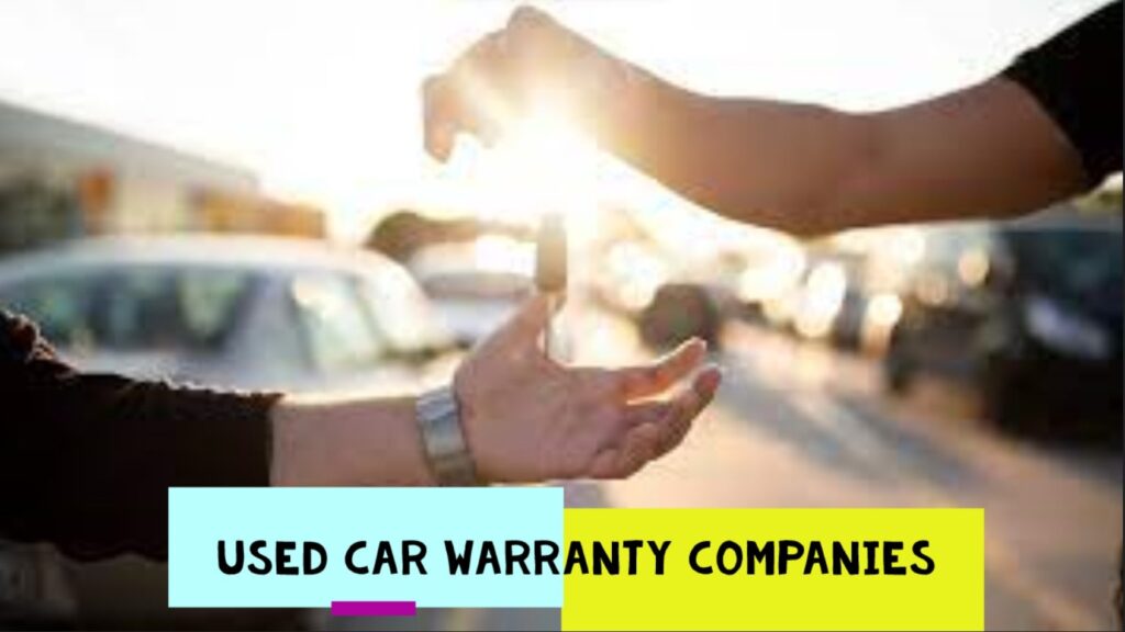 Used car warranty companies